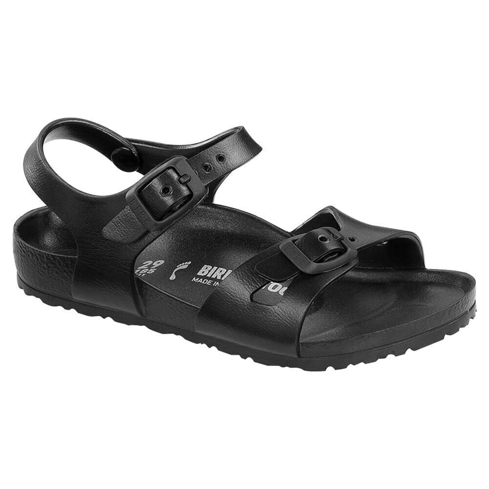 Birkenstock Kids Rio Eva Sandals, Black, 9.5 Big Kid